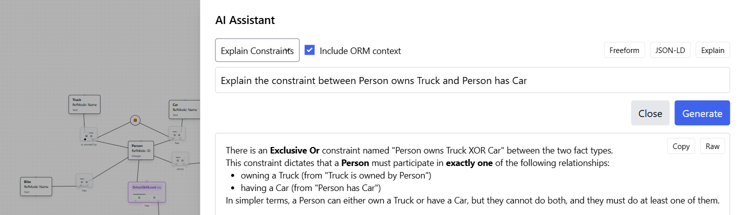 AI Assistant Explaining Exclusive-Or Constraint